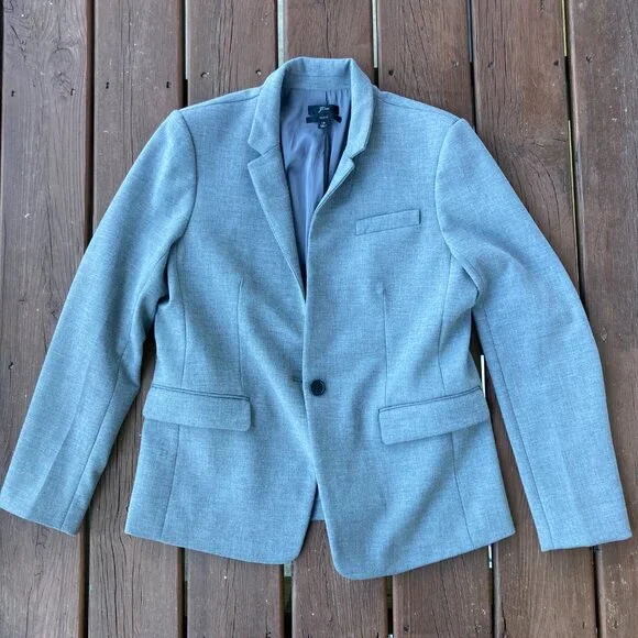 J. Crew Grey Regent blazer in four-season stretch Jacket - Picture 4 of 6
